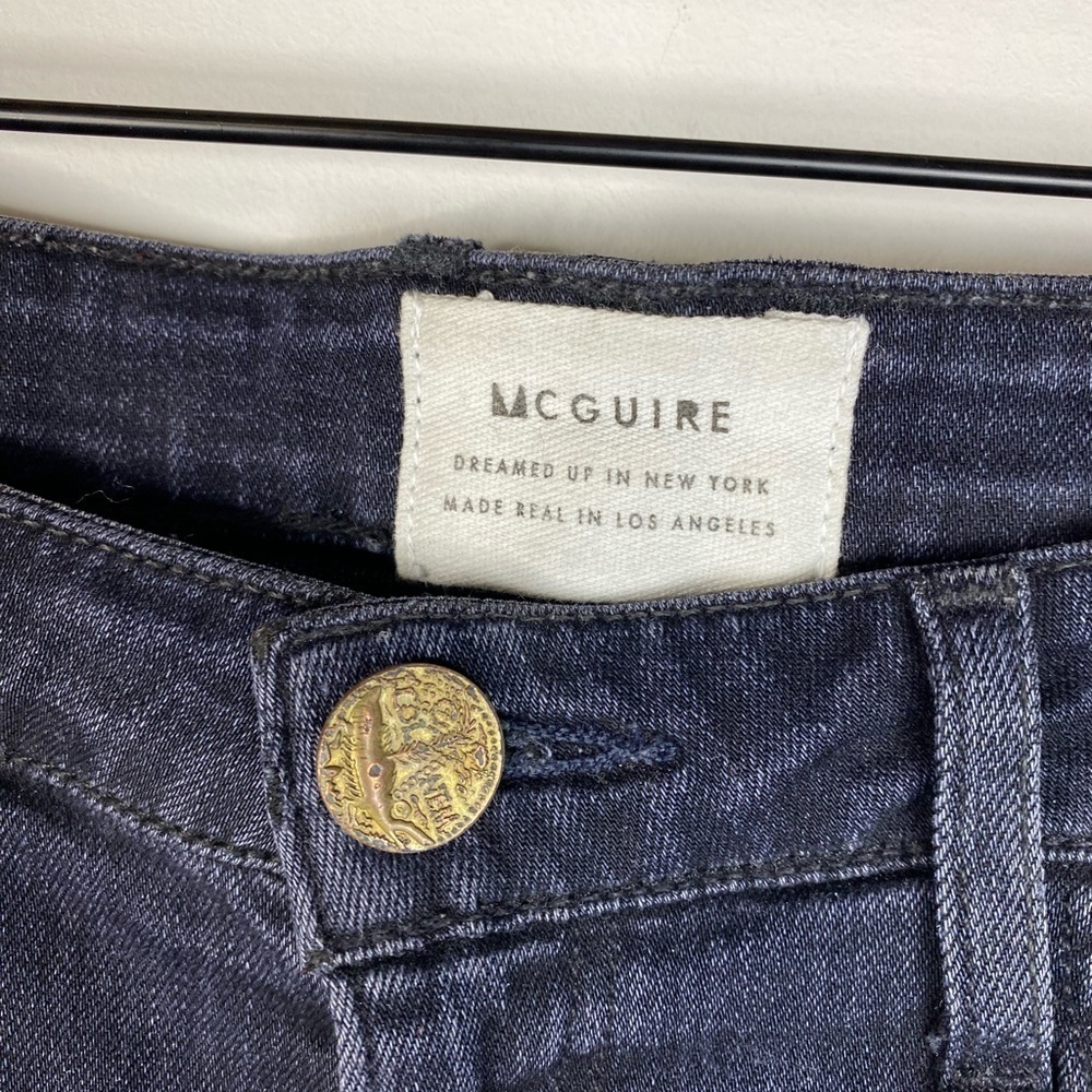 McGuire Mrs. Robinson Shorts Black Distressed 25 - Picture 5 of 7